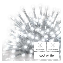 Standard LED Verbindungskette blinkend – Eiszapfen, 2,5 m, Außen, Kaltweiß