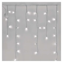 Standard LED Verbindungskette blinkend – Eiszapfen, 2,5 m, Außen, Kaltweiß