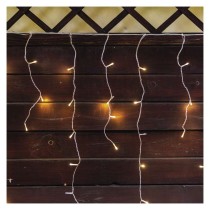 Standard LED spojovací řetěz blikající – rampouchy, 2,5 m, venkovní, teplá/studená bílá