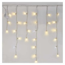 Standard LED spojovací řetěz blikající – rampouchy, 2,5 m, venkovní, teplá/studená bílá