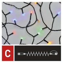Standard LED sorolható karácsonyi füzér, 5 m, kültéri és beltéri, többszínű