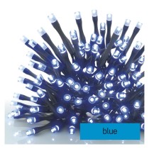 Standard LED Verbindungskette, 10 m, Außen/Innen, blau