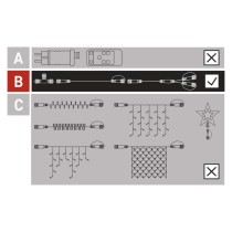 Verlängerungskabel für Verbindungsketten Standard transparent, 10 m, Außen/Innen
