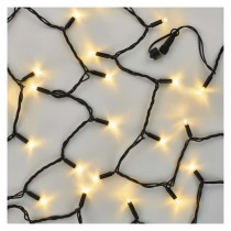 Profi LED Verbindungskette schwarz, 5 m, Außen/Innen, warm-weiß