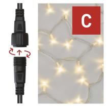 Profi LED Verbindungskette weiß, 5 m, Außen/Innen, warm-weiß
