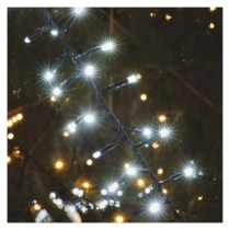 Profi LED Verbindungskette schwarz, 3 m, Außen/Innen, Kaltweiß