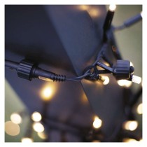 Profi LED Verbindungskette blinkend, 10 m, Außen, warmweiß/Kaltweiß