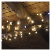 Profi LED Verbindungskette blinkend, 10 m, Außen, warmweiß/Kaltweiß