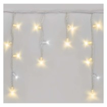 Profi LED Verbindungskette, blinkend, weiß – Eiszapfen, 3 m, Außen, warmweiß/Kaltweiß