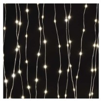 LED Weihnachtliche Drop-Kette – Vorhang, 1,7x2 m, Außen und Innen, warm-weiß, Programme