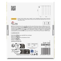 LED vánoční drop řetěz – záclona, 2,9x1,5 m, venkovní i vnitřní, teplá bílá, programy