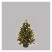 LED Weihnachtliche Lichterkette, 2,8 m, 3x AA, Außen/Innen, warmweiß, Timer