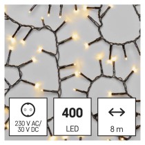 LED Weihnachtliche Lichterkette – Igel, 8 m, Außen und Innen, warm-weiß, Timer