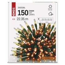 LED Weihnachtliche Lichterkette – traditionell, 22,35 m, Außen und Innen, Vintage