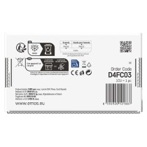 LED Weihnachtliche Lichterkette, 8,4 m, 3x AA, Außen und Innen, Kaltweiß, Timer