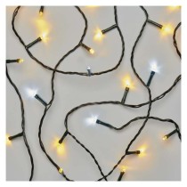 LED karácsonyi fényfüzér, villogó, 8 m, kültéri és beltéri, meleg/hideg fehér, időzítő