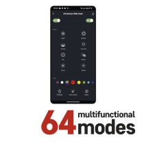 GoSmart LED karácsonyi fényfüzér, 8 m, kültéri és beltéri, RGB, programokkal, időz,wifivel