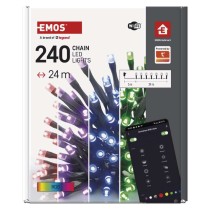 GoSmart LED Weihnachtliche Lichterkette, 24 m, Außen/Innen, RGB, Programme, Timer, WiFi