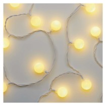 LED Weihnachtslichterkette Cherry – 2,5 cm, 4 m, Außen und Innen, warmweiß, Timer