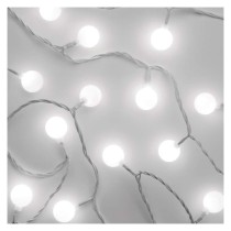LED Weihnachtslichterkette Cherry – Kugeln 2,5 cm, 4 m, Außen und Innen, kaltweiß, Timer