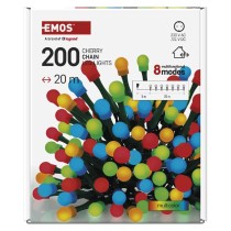 LED Weihnachtslichterkette Cherry–Kugeln, 20 m, Außen und Innen,Multicolor,Programme,Timer