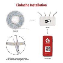 GoSmart LED-Streifen WiFi 2m, 11W, 750lm, RGB/CCT