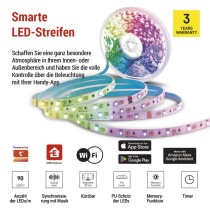 GoSmart LED-Streifen WiFi 5 m, 22W, 1400lm, RGB/CCT