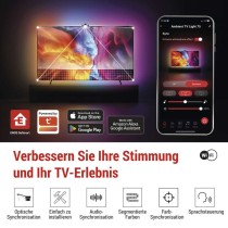 GoSmart Ambient LED RGB Beleuchtung für TV 75“ (189 cm)