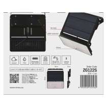 Solární LED reflektor SOLO s pohybovým čidlem, černý, neutrální bílá