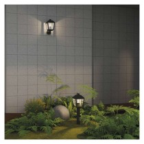 Garten-Wandleuchte ADENIA, 19,8 x 15 x 27,8 cm, 1 x E27, 15 W