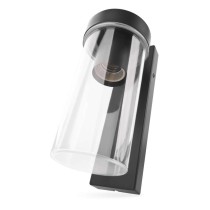 Garten-Wandleuchte ZALA,  12,8 × 8,0 × 23,0 cm, 1 × E27, 15 W
