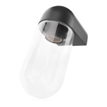 Garten-Wandleuchte CASSIA, 12,6 x 9,5 x 22,2 cm, 1 x E27, 15 W