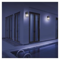 Garten-Wandleuchte TILLIA, 12,8 x 11 x 27 cm, 1 x E27, 15 W