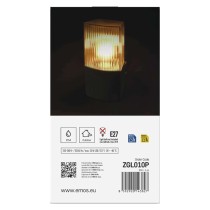 Garten-Wandleuchte LANA, 11,7 x 10,6 x 21,8 cm, 1 x E27, 25 W