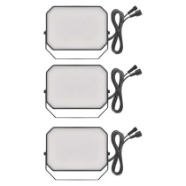 GoSmart LED-Außenstrahler, Starter-Set, 3-teilig, 14 W, RGBIC dimmbar, WiFi