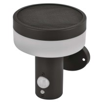 Vrtna LED stenska svetilka TERION s PIR senzorjem, 12,5 x 14,7 x 14,6 cm