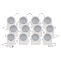 GoSmart LED-Strahler - 255 cm Kette, 12 Teile, 7 W, RGBIC+CCT, dimmbar, WiFi