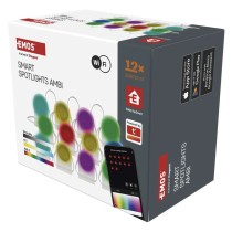 GoSmart LED-Strahler - 255 cm Kette, 12 Teile, 7 W, RGBIC+CCT, dimmbar, WiFi