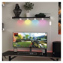 GoSmart LED-Strahler - 255 cm Kette, 12 Teile, 7 W, RGBIC+CCT, dimmbar, WiFi