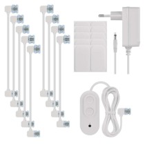 GoSmart LED svietidlo Hexagon, štartovací sada, 10 dielov, 19 W, RGBIC stmievateľné, WiFi