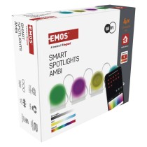 GoSmart LED-Strahler - 85 cm Kette, 4 Teile, 7 W, RGBIC+CCT, dimmbar, WiFi