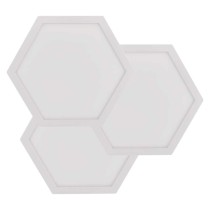 GoSmart LED-Leuchte Hexagon, Erweiterungsset, 3-teilig, 1,8W, RGBIC dimmbar, WiFi