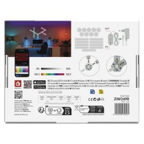 GoSmart LED-Leuchte Lines weiß, 9 Teile, 34 W, RGBIC dimmbar, WiFi