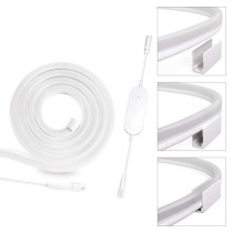 GoSmart Flexible LED-Leiste NEON weiß, 3 m, 23 W, RGBIC dimmbar, WiFi