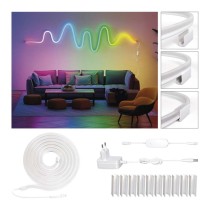 GoSmart Flexibilný LED pásik NEON biely, 5 m, 33 W, RGBIC stmievateľný, WiFi