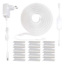 GoSmart Flexible LED-Leiste NEON weiß, 5 m, 33 W, RGBIC dimmbar, WiFi