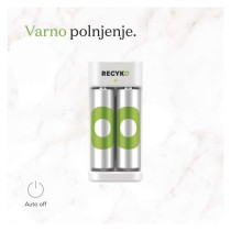 GP polnilec baterij Eco E221 + 2× AA GP ReCyko 2100
