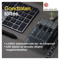 GP Pro akkumulátor töltő P461+4xAA ReCyko 2700mAh+ dokkoló