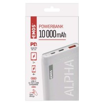 Powerbanka EMOS AlphaQ 10, 10000 mAh, bílá