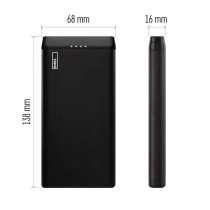 Powerbank EMOS Alpha 10S, 10 000 mAh, 10 W, schwarz